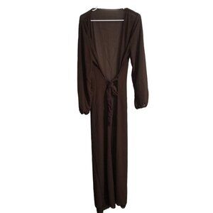 NEW MATTE‎ SWIM COVER UP Color Brown Size M